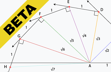 Constructing a square-root spiral
