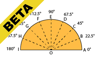 To make a protractor by paper folding